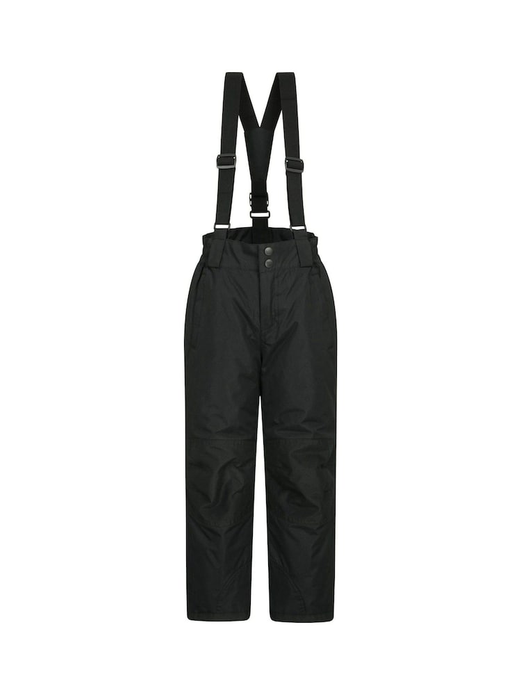 Mountain Warehouse Black Raptor Kids Snow Trousers - Image 1 of 5