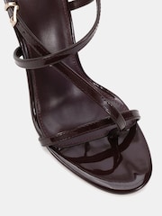 Novo Brown Rowan High Heel Strappy Stiletto Sandals - Image 4 of 5