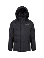 Черный - Детская непромокаемая куртка 3 в 1 Mountain Warehouse Bracken - Image 4 of 5