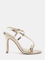 Novo Gold Rowan High Heel Strappy Stiletto Sandals - Image 1 of 5