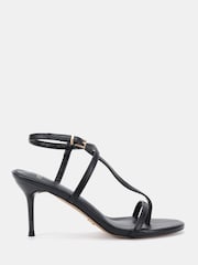 Novo Black Rosselyn Mid Heel Strappy Stiletto Sandals - Image 1 of 5