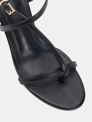 Novo Black Rosselyn Mid Heel Strappy Stiletto Sandals - Image 4 of 5