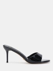 Novo Black Rosie Heeled Mule Stiletto Sandals - Image 2 of 6