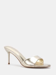 Novo Gold Rosie Heeled Mule Stiletto Sandals - Image 3 of 6
