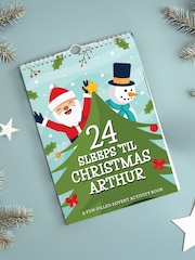 Personalised 24 Sleeps Christmas Activity Advent Calendar by PMC - Image 1 of 5