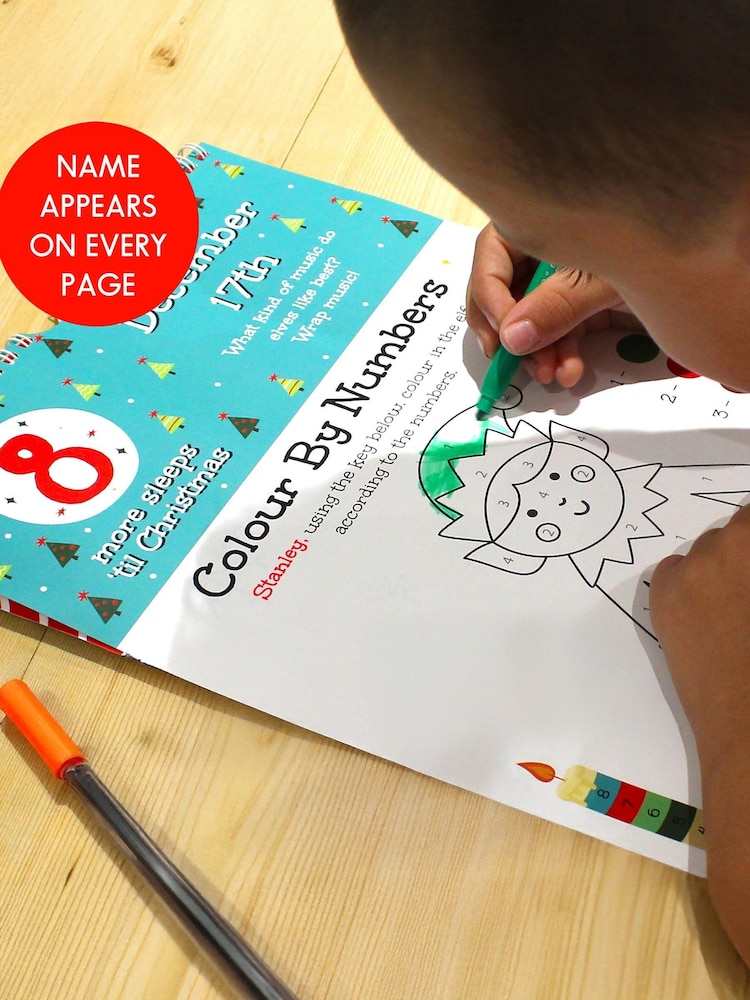Personalised 24 Sleeps Christmas Activity Advent Calendar by PMC - Image 2 of 5 Personalised 24 Sleeps Christmas Activity Advent Calendar by PMC - Image 2 of 5
