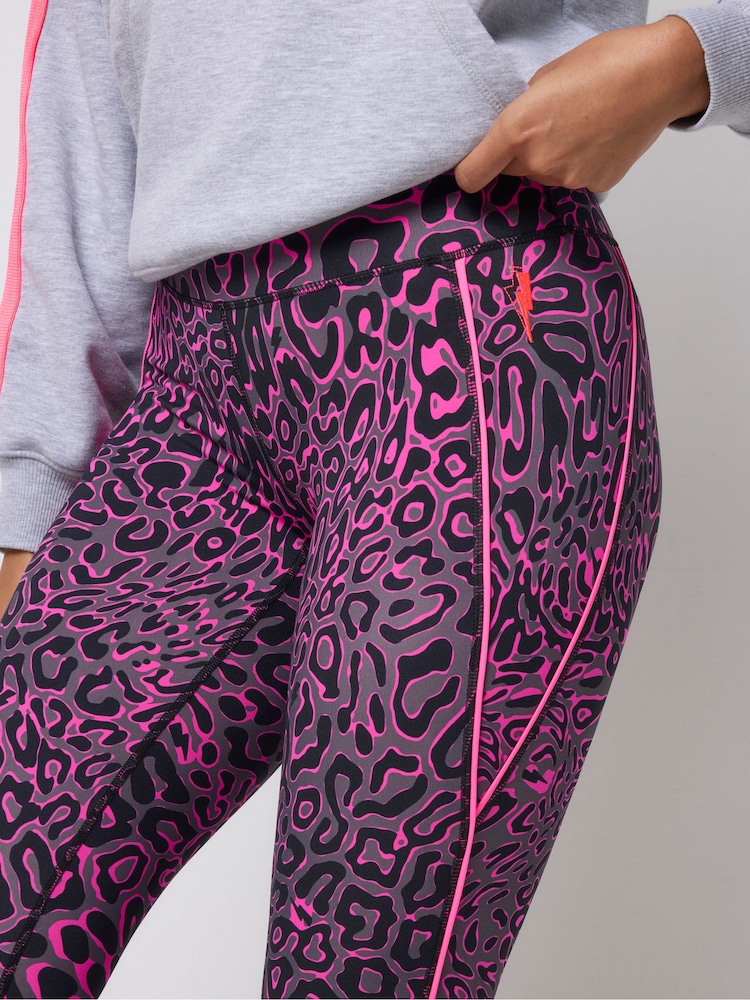 SCAMP & DUDE Activewear 7/8 Leggings léopard Ray - Image 2 de 4