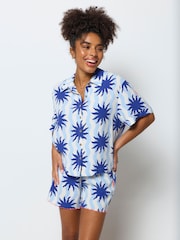 SCAMP & DUDE Blue Sunstar Shirt - Image 1 of 5