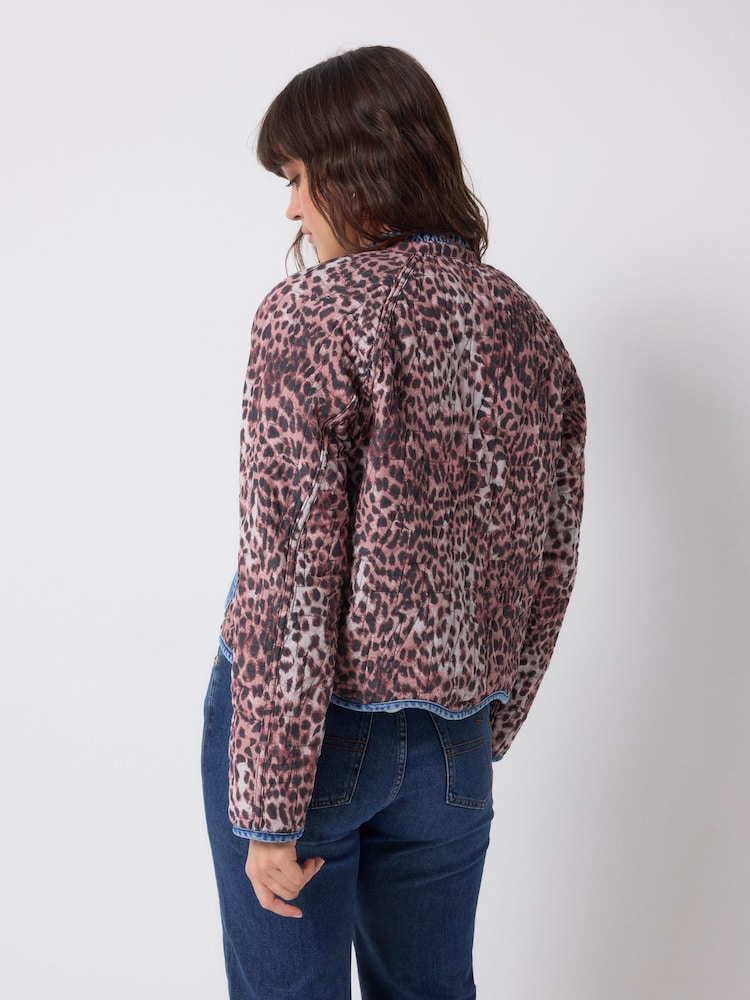SCAMP & DUDE Blue Denim Quilted Reversible Jacket - Image 2 of 5 SCAMP & DUDE Blue Denim Quilted Reversible Jacket - Image 2 of 5