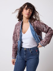 SCAMP & DUDE Blue Denim Quilted Reversible Jacket - Image 4 of 5