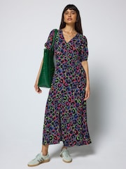 SCAMP & DUDE Grey Midi Tea Dress - Image 1 of 4
