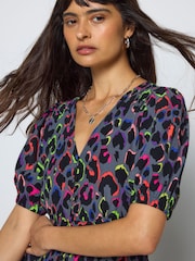 SCAMP & DUDE Grey Midi Tea Dress - Image 4 of 4