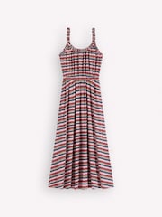 Boden Blue Scoop Neck Jersey Dress - Image 5 of 5