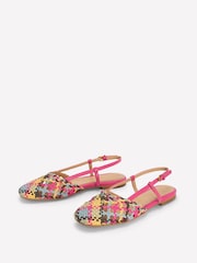 Boden Multi Woven Slingback Flats - Image 3 of 5