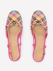 Boden Multi Woven Slingback Flats - Image 4 of 5