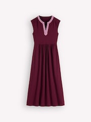 Boden Purple May Jersey Midi Dress - Image 1 of 1