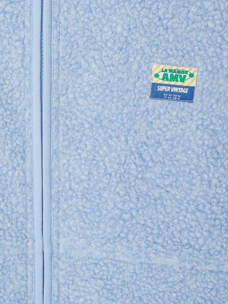 American Vintage Blue Hoktown Fleece Jacket - Image 5 of 5
