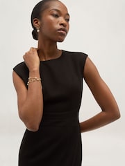 Hobbs Black Petite Lea Dress - Image 3 of 5