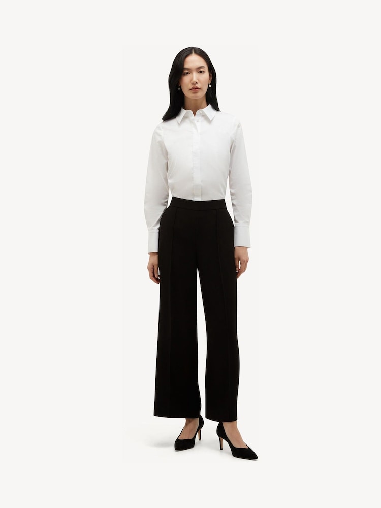 Hobbs Black Rae Crop Trousers - Image 1 of 5