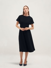Hobbs Blue Petite Melina Dress - Image 1 of 5