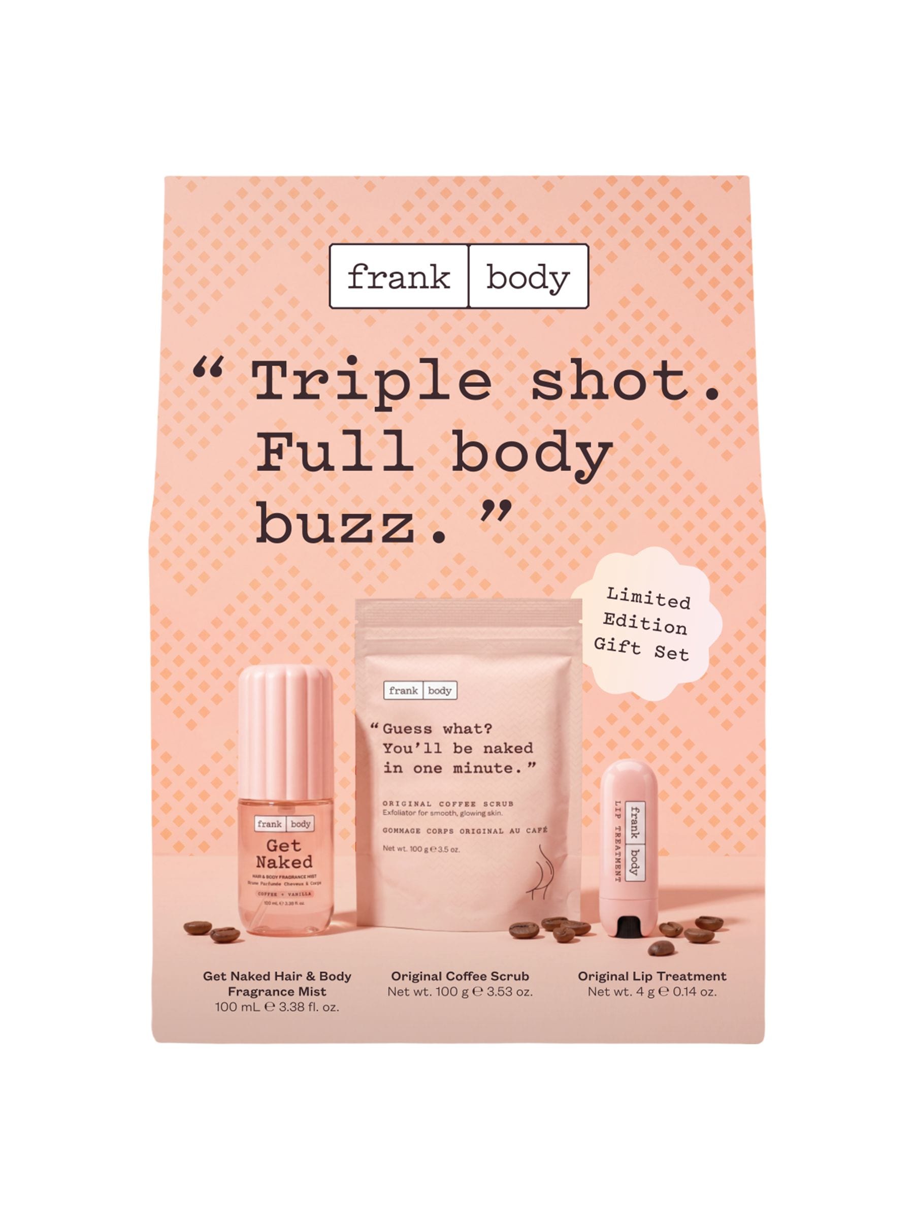 Frank Body Unisex Triple Shot Kit Bath & Body Gift Set - Image 1