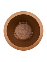 elho Brown Amber Coupe Indoor and Outdoor Plant Pot - Image 6 of 6