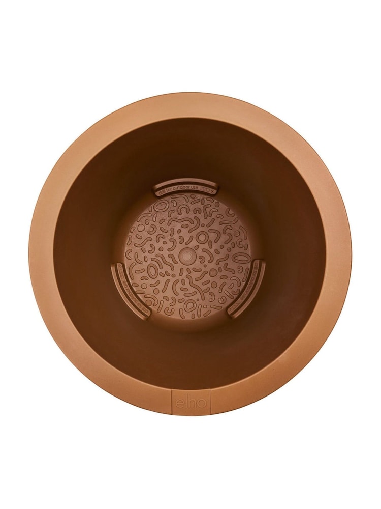 elho Brown Amber Coupe Indoor and Outdoor Plant Pot - Image 6 of 6 elho Brown Amber Coupe Indoor and Outdoor Plant Pot - Image 6 of 6