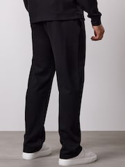Gym King Black Signature Waffle Straight Leg Joggers - Image 2 of 4