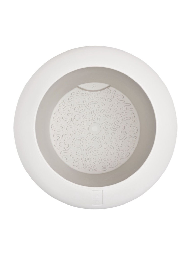 elho White Amber Roll Low Indoor and Outdoor Plant Pot - Image 6 of 6 elho White Amber Roll Low Indoor and Outdoor Plant Pot - Image 6 of 6
