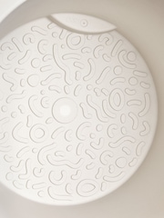 elho White Amber Roll High Indoor and Outdoor Plant Pot - Image 5 of 6