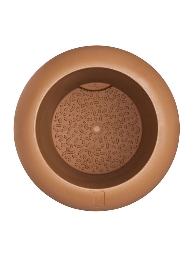 elho Brown Amber Roll High Indoor and Outdoor Plant Pot - Image 6 of 6 elho Brown Amber Roll High Indoor and Outdoor Plant Pot - Image 6 of 6