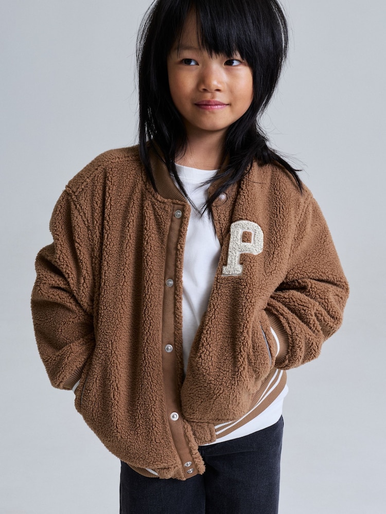 Polarn O. Pyret Padded Pile Varsity Jacket - 1суретінің 1 суреті