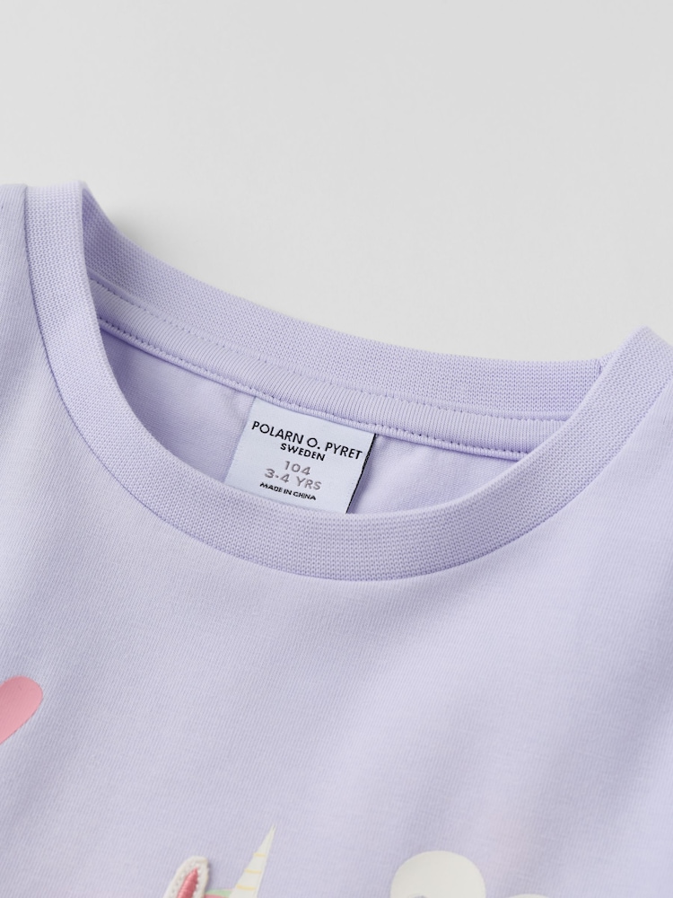 Polarn O. Pyret Long Sleeve Unicorn Top - Imagen 3 de 3