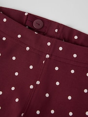 Polarn O. Pyret Red Play Spotty Leggings - Image 2 of 2