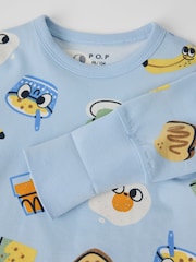 Polarn O. Pyret Blue Pyjamas - Image 4 of 4