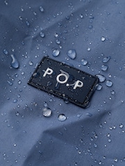 Polarn O. Pyret Blue Waterproof Shell Jacket Hazy - Image 2 of 2