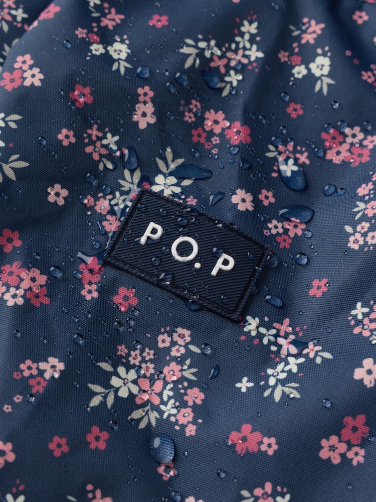 Polarn O. Pyret Pink Waterproof Shell Overall Puddlesuit - Image 3 of 3