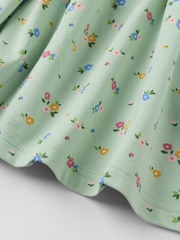 Polarn O. Pyret Green Long Sleeve Floral Dress - Image 3 of 3
