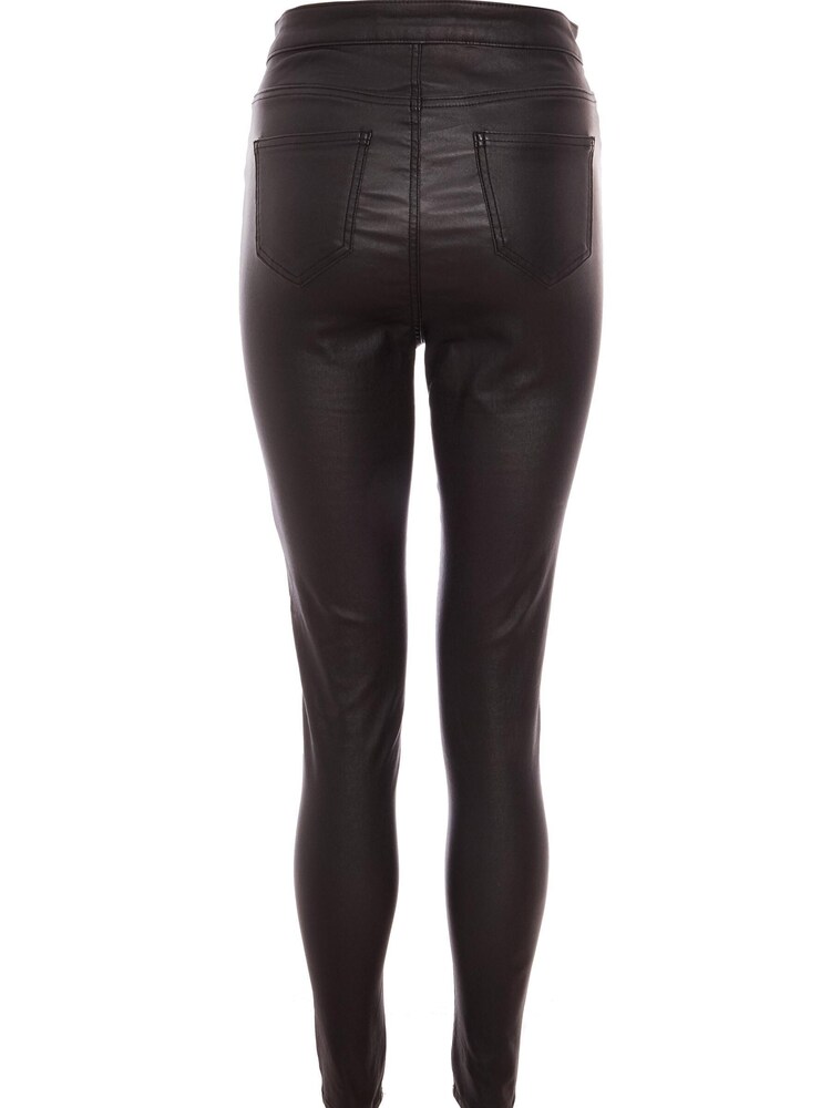 Quiz Black Coated PU Trouser - Image 6 of 6