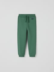 Polarn O. Pyret Green Soft Trousers With Pockets - Image 1 of 2