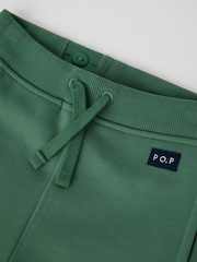 Polarn O. Pyret Green Soft Trousers With Pockets - Image 2 of 2
