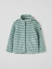 Polarn O. Pyret Fleece Jacket With Pockets Striped - Imagen 2 de 4