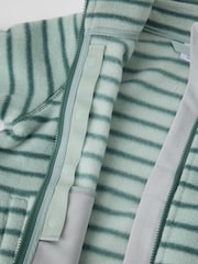 Polarn O. Pyret Fleece Jacket With Pockets Striped - Imagen 4 de 4