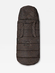 Finnson Choc Leopard Alma Universal Quilted Foot Muff - Image 2 of 4