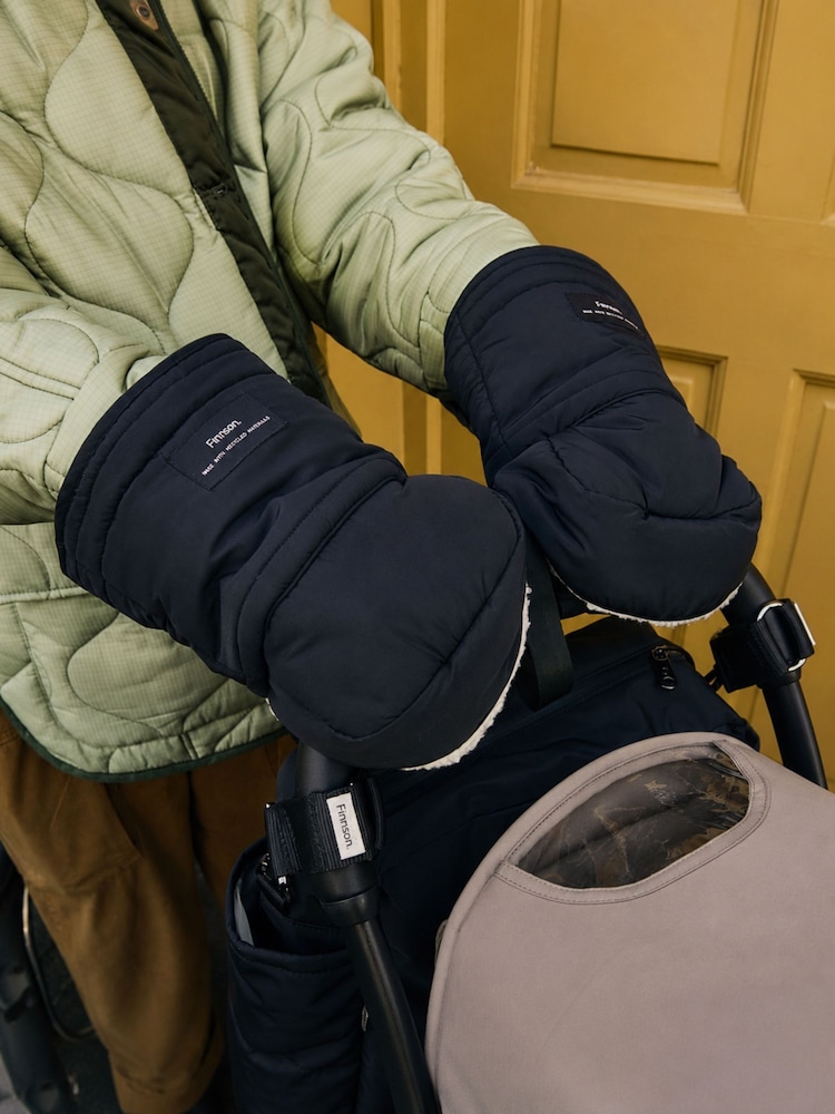 Finnson Black Astrid Stroller Mitten - Image 1 of 6 Finnson Black Astrid Stroller Mitten - Image 1 of 6