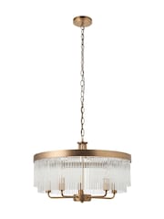 Gallery Home Brass Clement 5 Pendant Light - Image 7 of 7