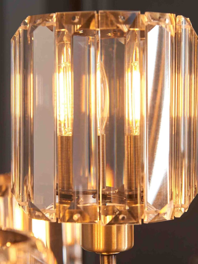 Gallery Home Brass Beatrice 9 Tiered Pendant Light - Image 2 of 6 Gallery Home Brass Beatrice 9 Tiered Pendant Light - Image 2 of 6