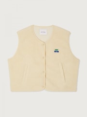 American Vintage Cream Hoktown Gilet - Image 1 of 4