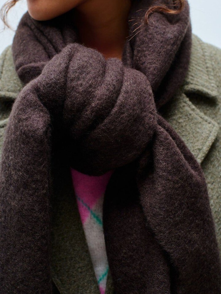 American Vintage Brown Zinaco Scarf - Image 4 of 4 American Vintage Brown Zinaco Scarf - Image 4 of 4