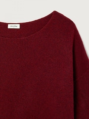 Burgundija - „American Vintage Damsville“ slouchy megztinis - 4 paveikslėlis iš 4